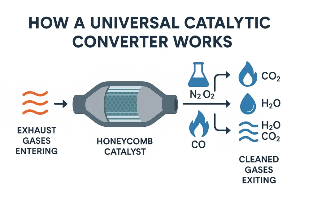 How a Universal Catalytic Converter Works 1 1